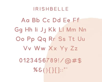 Irish Belle - Script & Sans Duo font