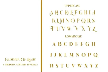 Glimmer Of Light font