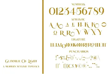 Glimmer Of Light font