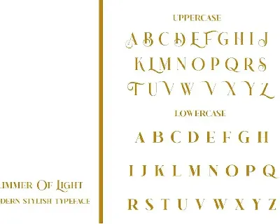 Glimmer Of Light font