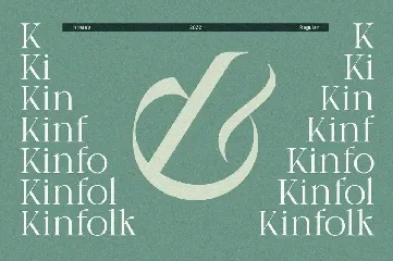 Krista's - Display Serif font