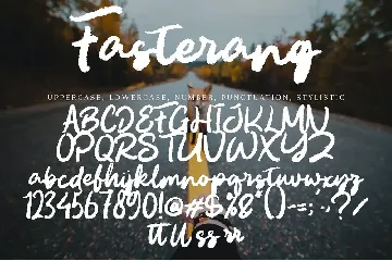 Fasterang font