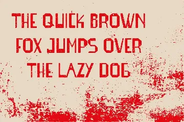 Dead zombies Display typeface font