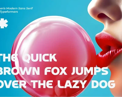Gineris - Modern Display Sans Serif font