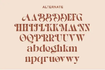 Mathena Glamour font