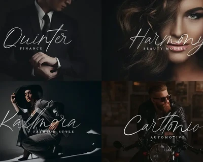 Kingston Signature font