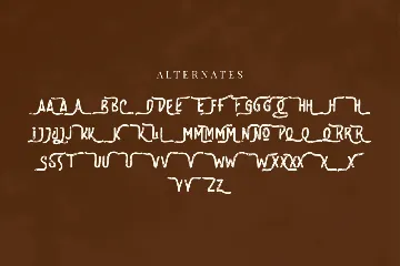 Gulti Brush - A Display Font