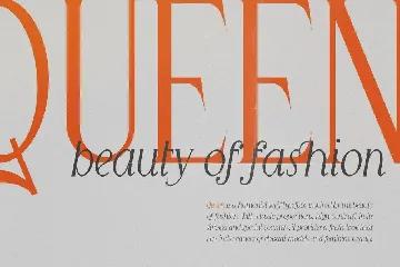 Queen Serif font