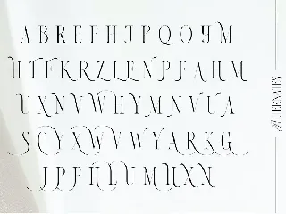 Brecia Lovely font