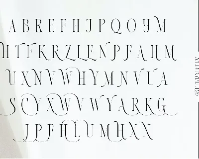 Brecia Lovely font