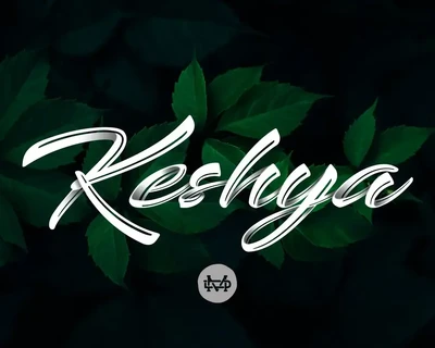 Keshya - Beautiful Script font
