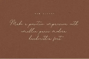 Emillia Paris Modern Handwritten Font