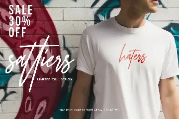 Sattiers Signature Font