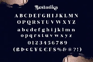 Bestorika - Beautiful - Modern Serif font