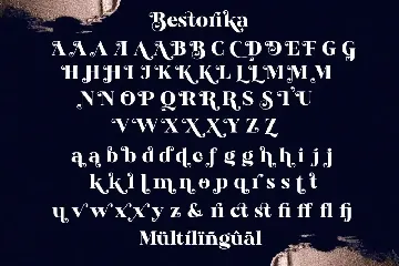 Bestorika - Beautiful - Modern Serif font