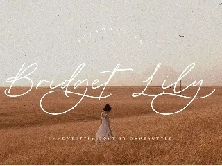 Bridget Lily Business Handwritten Font