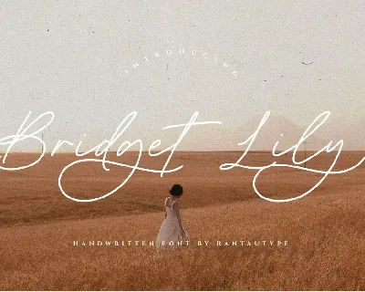 Bridget Lily Business Handwritten Font