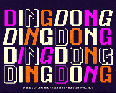 Coin Ding Dong font