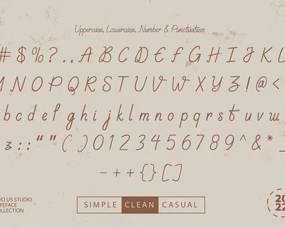 Salahutu - Handwrite Script font