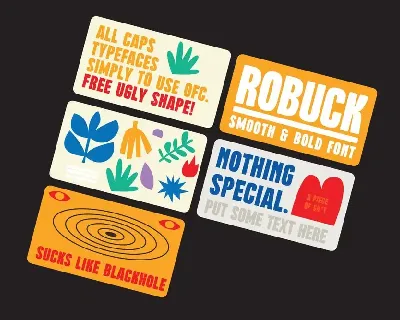 Robuck Display Font