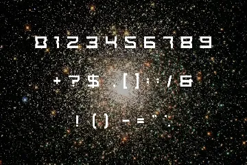 Galaxy OAO Font