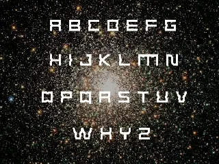 Galaxy OAO Font