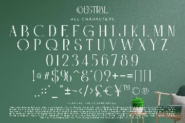 Coestral font