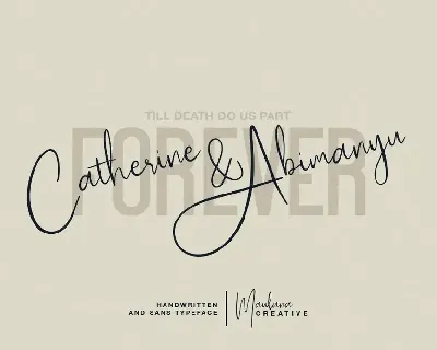 Poliesster - Font Duo Script Sans