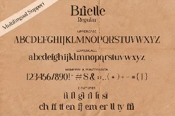 Brielle - Serif font