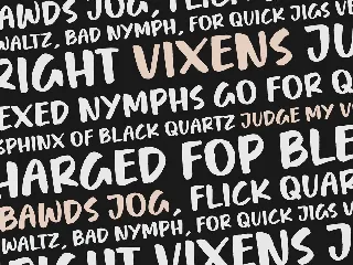 Rockfire Brush Display Font