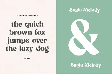 Bright Melody font