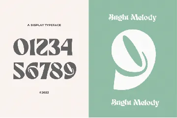 Bright Melody font