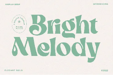 Bright Melody font