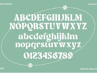 Bright Melody font