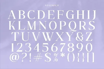 Savinder font