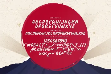 Ramen Ichikaru Bold Brush Display Font