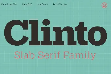 Clinto Slab Serif font