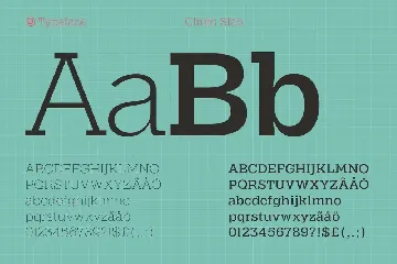 Clinto Slab Serif font