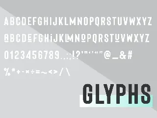URBANO Bold header Typeface font