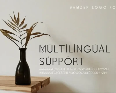 Bamzer Stylish Logo Font