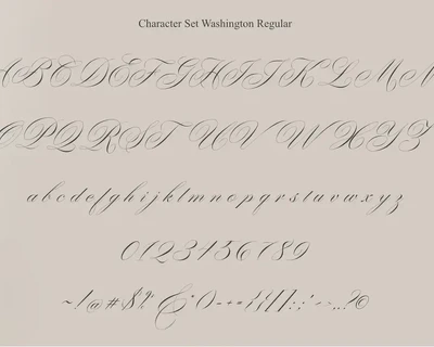 Washington font