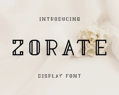 Zorate Font
