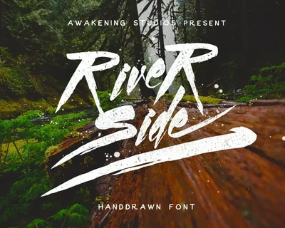 River side font