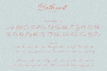 Bathrust font