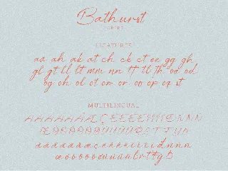 Bathrust font