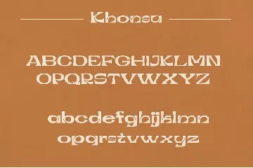 Khonsu - Modern Sans Serif font