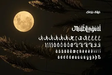 Seribu Bulan - Arabic Type font