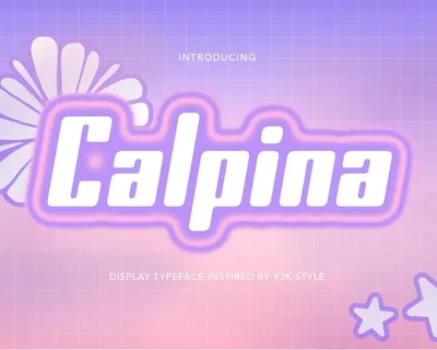 Calpina - Y2k Retro Font