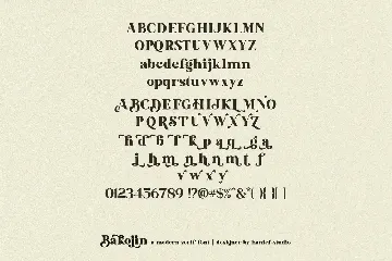 Bakojin - Modern Serif Font