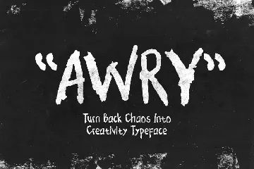 Awry - Beautiful Chaos font